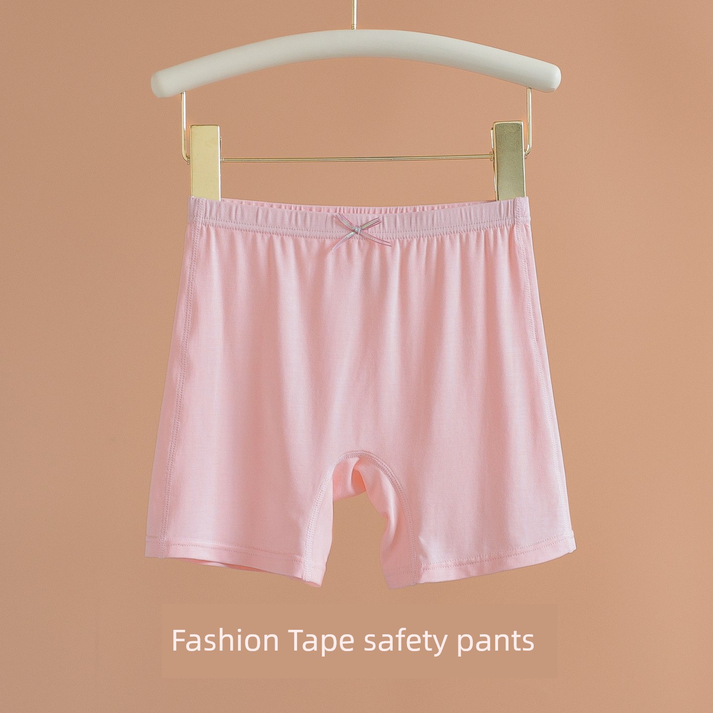 Girl Safety Panties Two-in-One Summer Modal Thin Boneless Short Shorts Kids Safety Pants Youth — 1