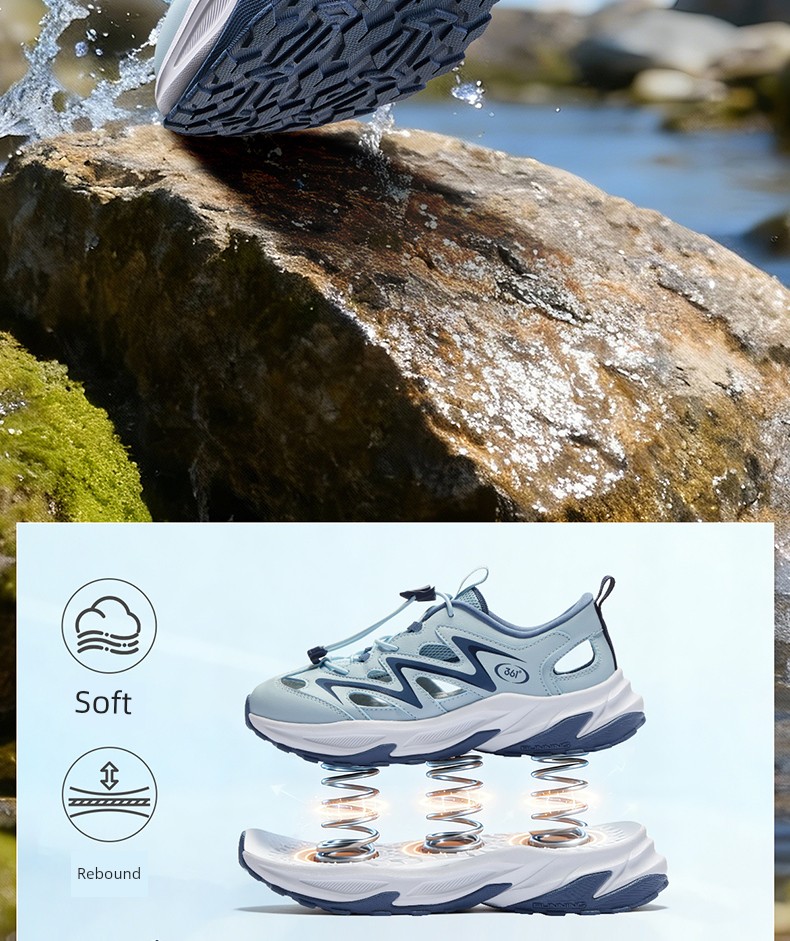 361 ° Children's Shoes for Boys and Girls, Kids' Water Shoes, Breathable Running Shoes, 2026 Summer New Models for Older Children — 11