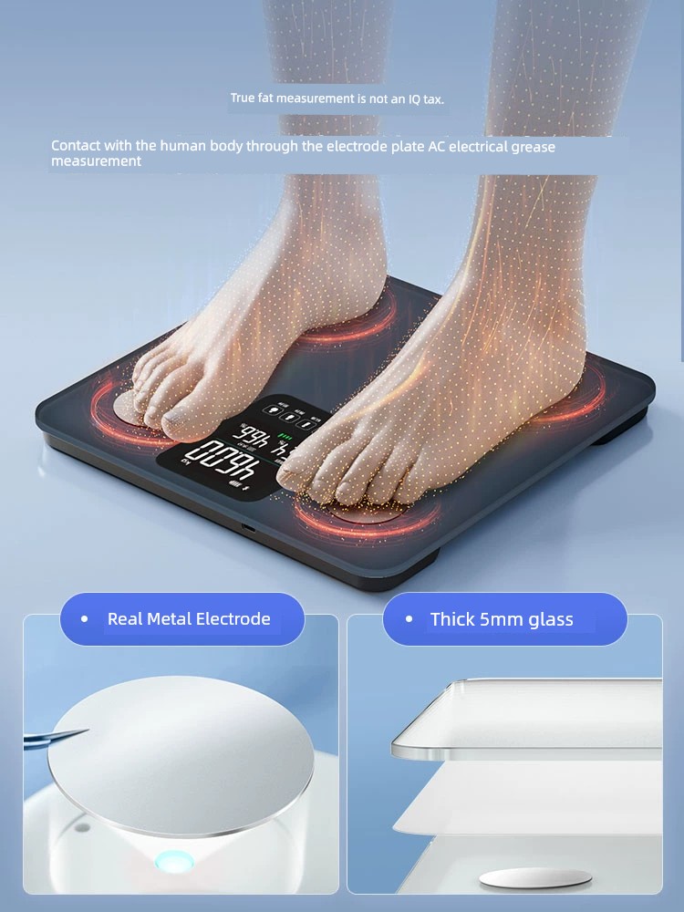  香山家用精準減肥充電智能體脂秤 琉璃青Product Thumbnail