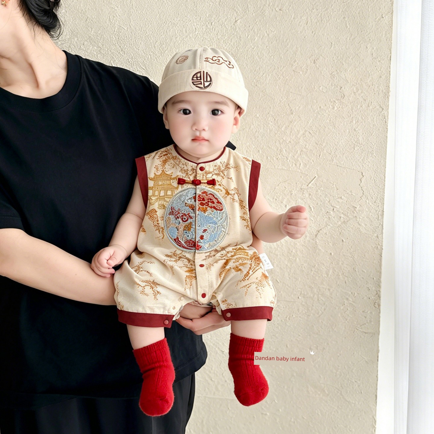 New Chinese-Style Baby Boy Summer Outfit, Infant Clothing for Summer, Full Moon, Hundred Days, and First Birthday Party Attire, Tang Suit, Gentleman's — 6