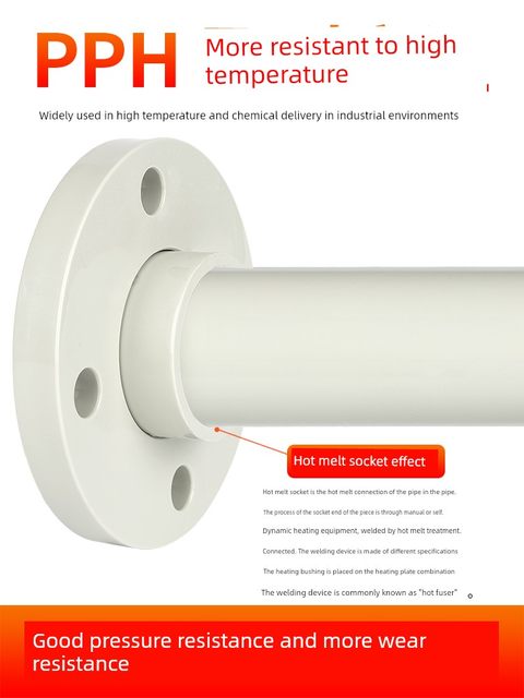 Rongsheng PPH live sleeve flange PPR chemical integrated flange joint hot melt insertion flange seat split flange