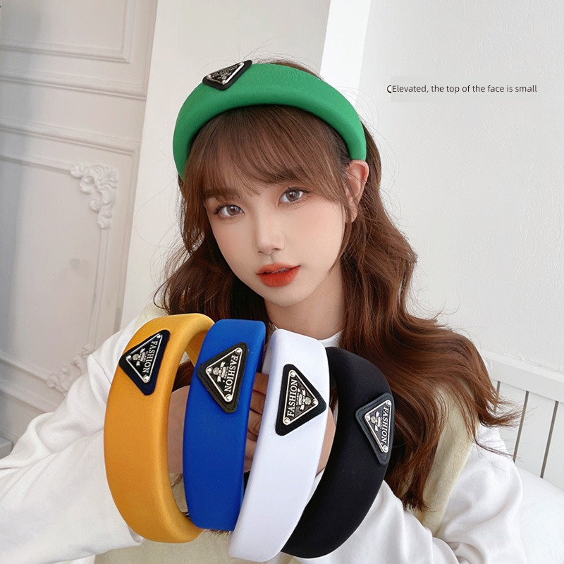 increase skull top Sponge major suit Inverted triangle Retro hair hoop