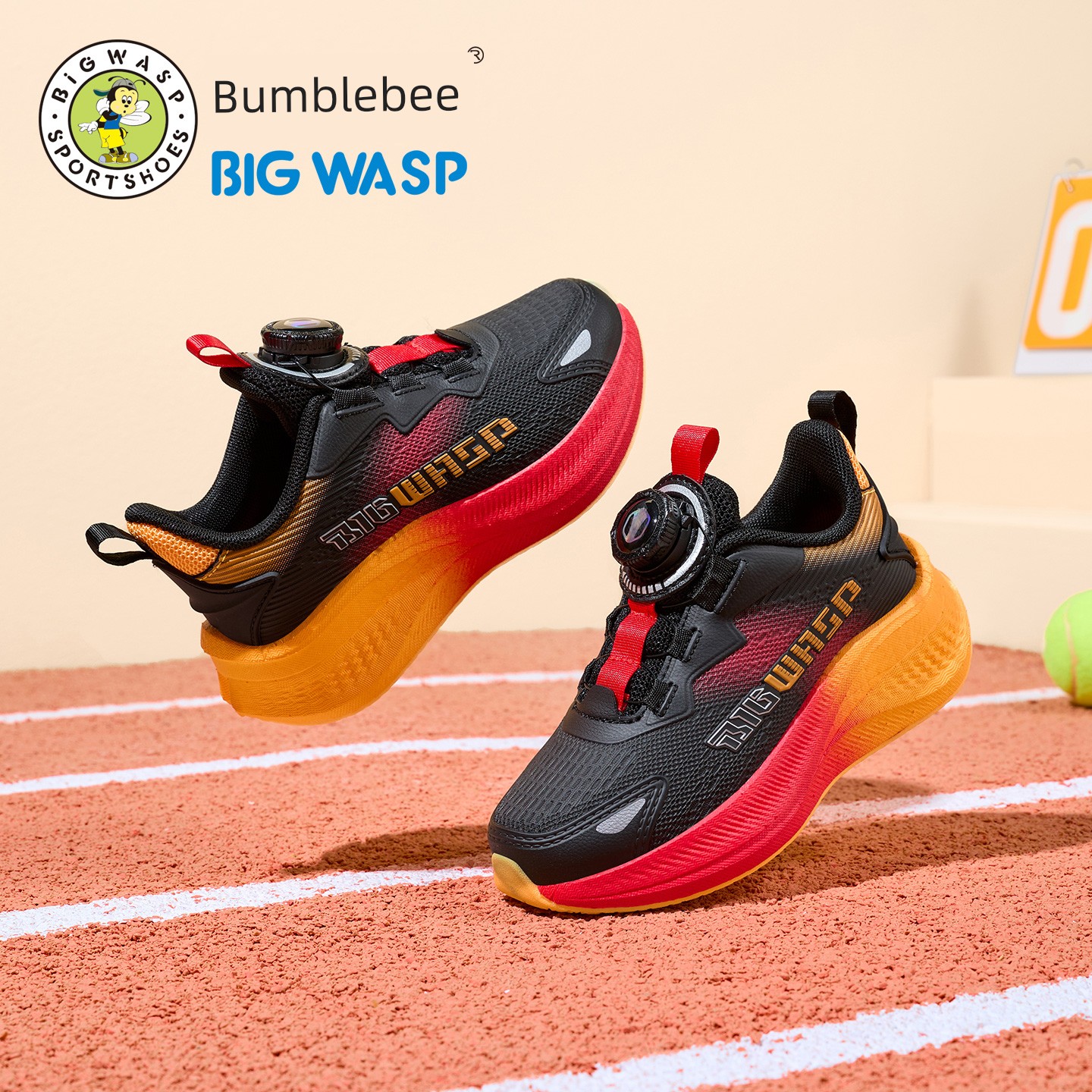 Lightweight Bumblebee Children's Shoes, Boys' Sports Shoes, Mesh Breathable Shock-Absorbing Non-Slip Youth Mesh Shoes, Kidsren's Running Shoes — 5