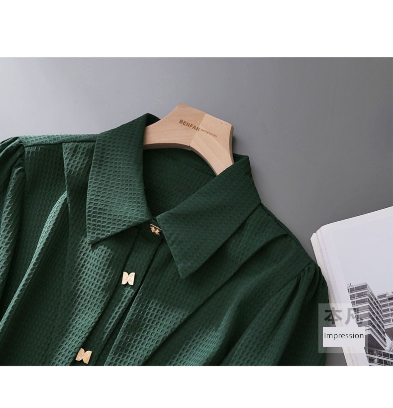 green Versatile occupation commute unique jacket shirt