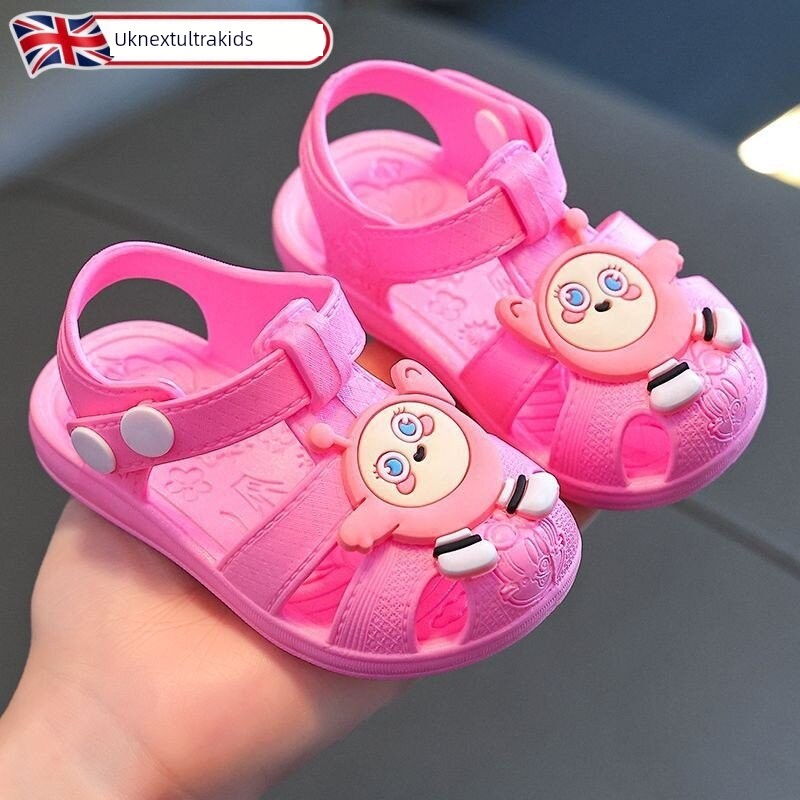 0.05kg Plastic Sandals for Three-And-A-Half-Year-Old Babies, Boys and Girls, Suitable for Stepping in Water, for Infants and Toddlers, 2-Year-Old Girls, Summer Style, Non-Slip