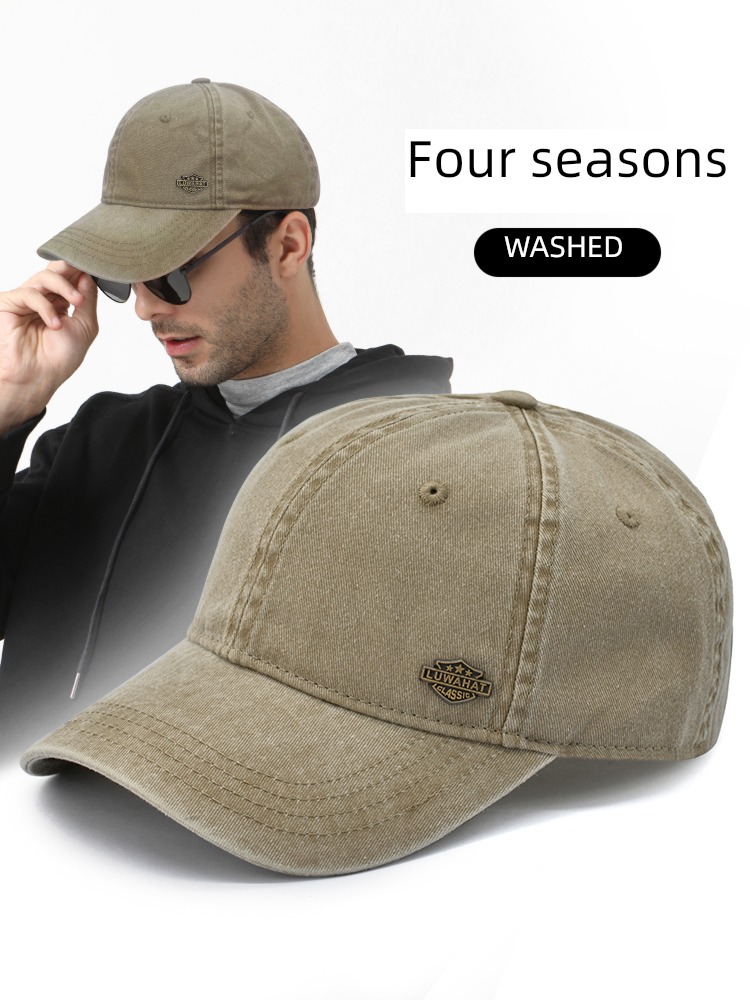 washing men and women currency Curved eaves motion Make old Baseball cap