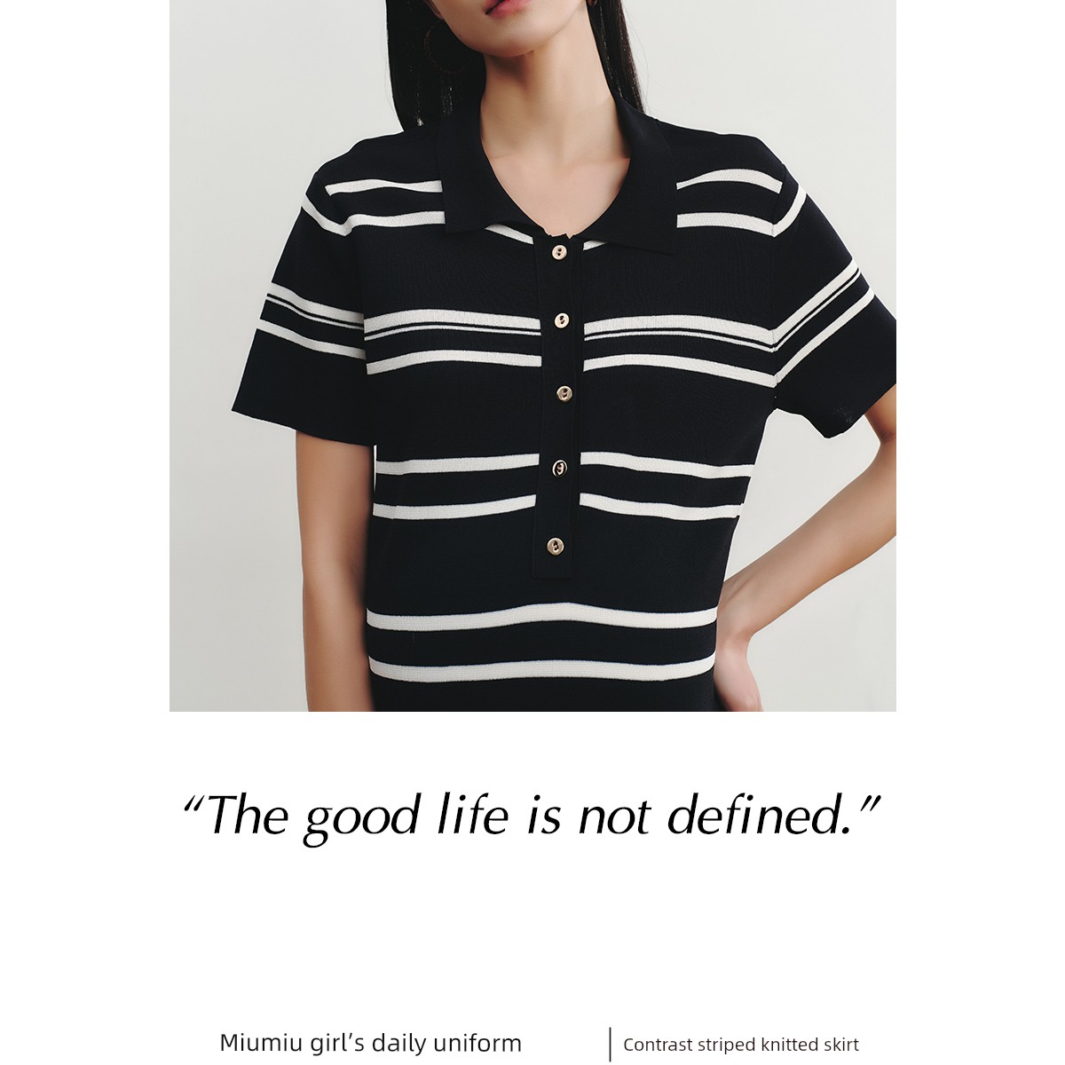 Sellynear Maternity Dress for Summer Wear 2026 New Fashion Striped Color-Blocking Pregnancy Knitted Nursing Dress — 6