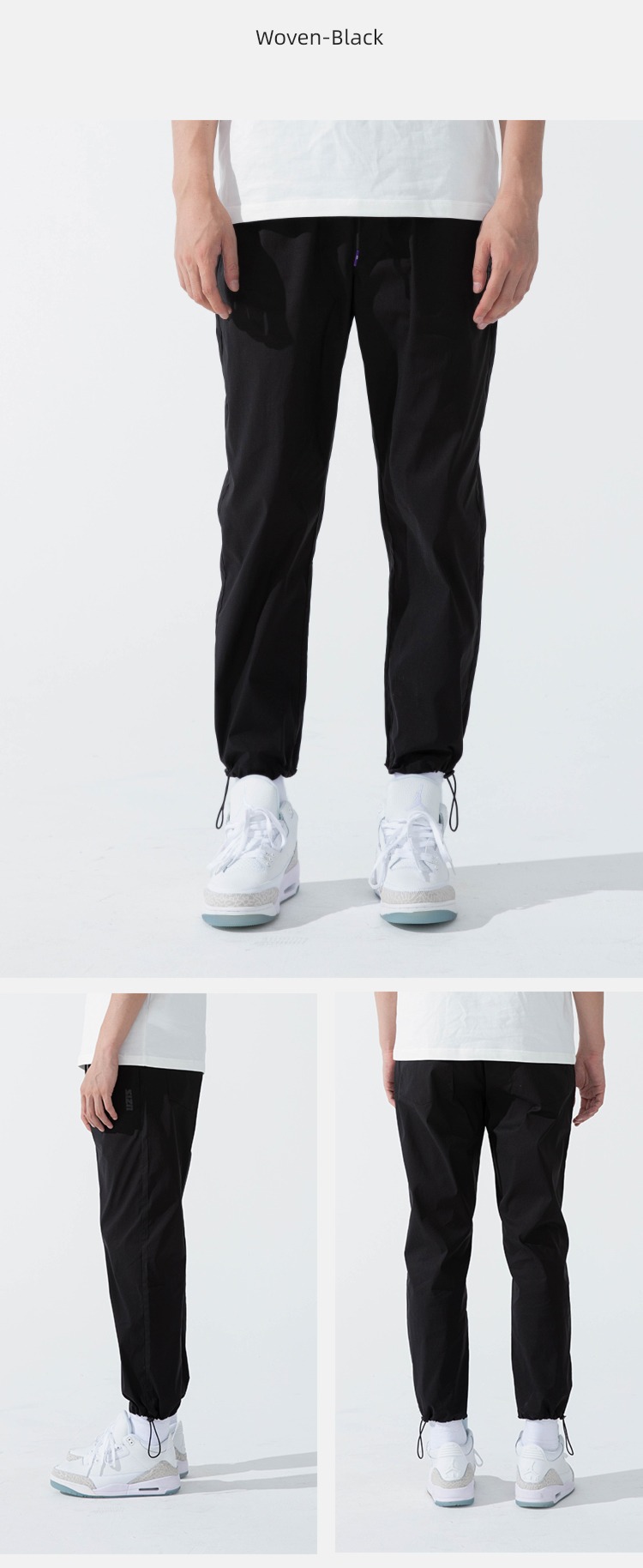 UZIS male easy grey Basketball American style Sports pants