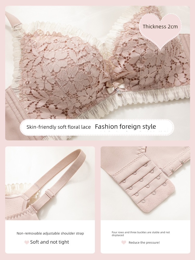 Small chest Flat chest special-purpose Significantly larger Wireless  sexy Underwear