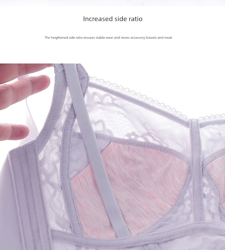 Plus-Size Nursing Bra, Ultra-Thin Full-Cup, Minimizer Maternity Bra, Anti-Sagging for Large Breasts, Postpartum Breastfeeding Bra — 33