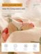Red bean bed four-piece set of bubble yarn sheets and quilt cover 2025 new style dormitory single bedding cover three-piece set