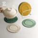 Lazy corner placemat household kitchen pot mat heat insulation pad anti-scalding high temperature mat silicone dining table mat plate coaster