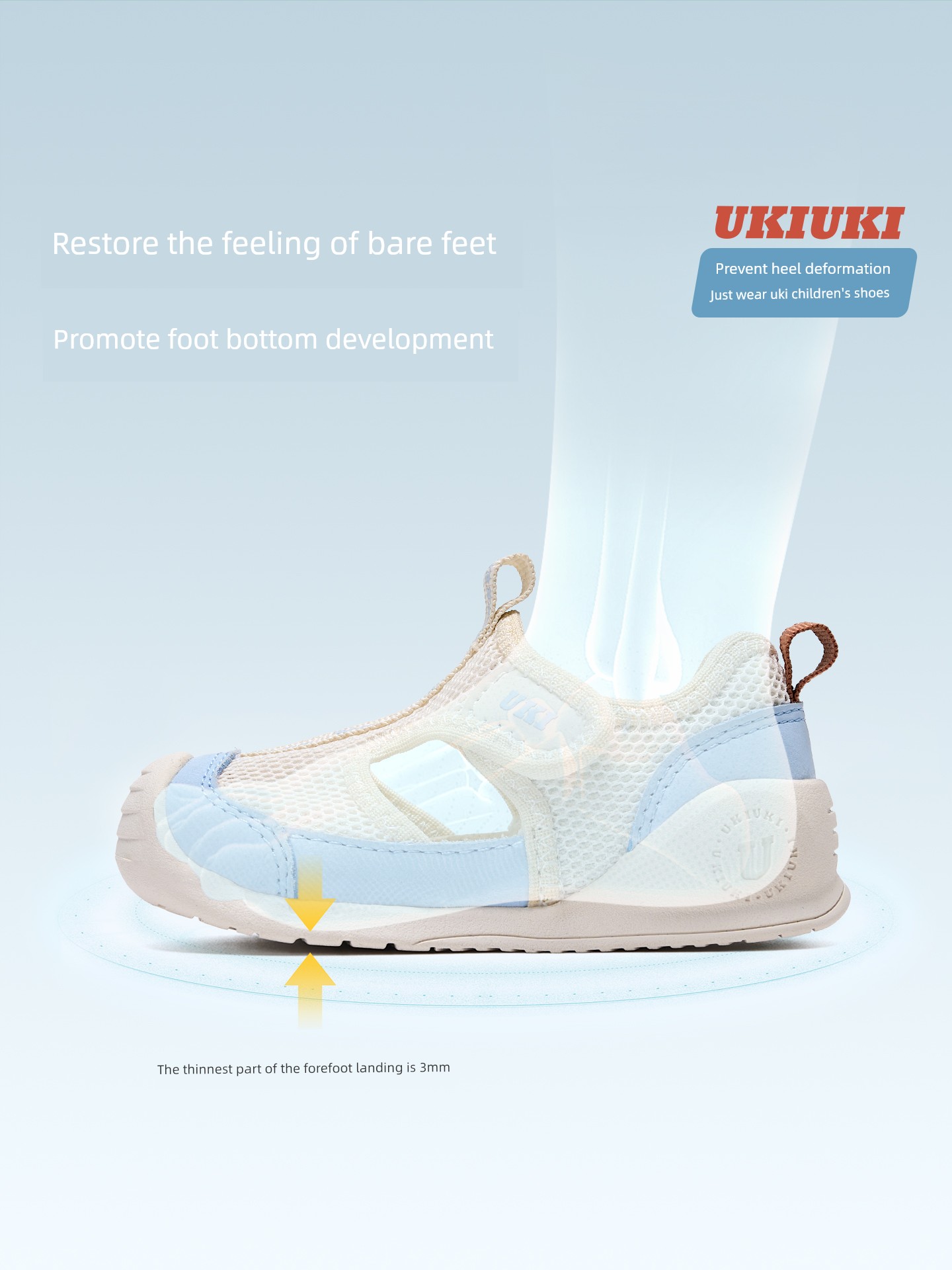 Ukiuki Baby Toddler Shoes, Wide-Fit Children's Shoes for Infants and Toddlers, Boys' and Girls' Sandals, Wide-Fit Barefoot Breathable Functional Shoes — 4