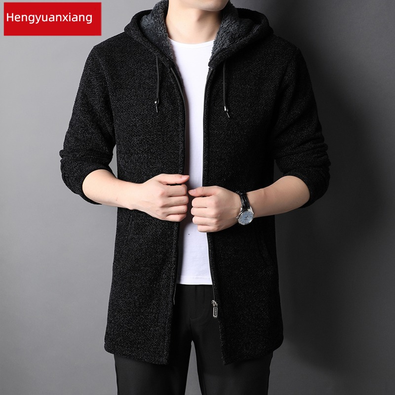 hyz  Medium and long term Autumn and winter leisure time Cardigan loose coat