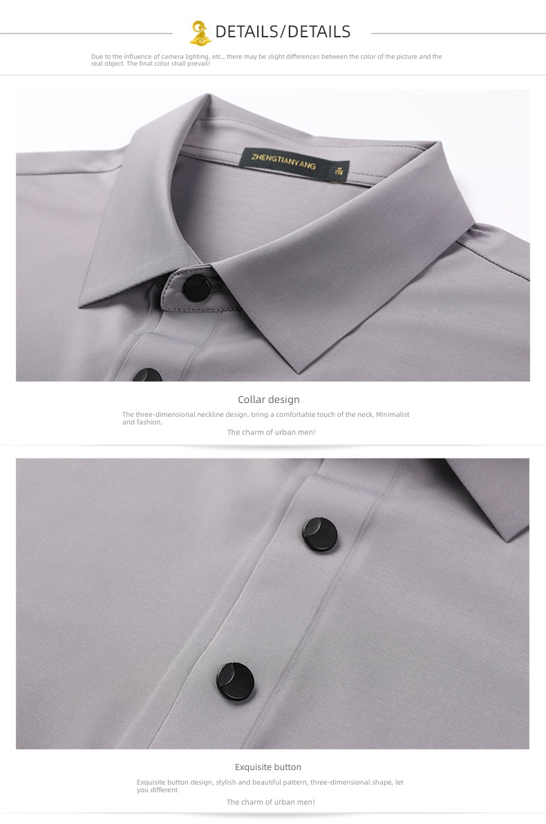 summer Polo shirt business affairs Cool feeling No iron Short sleeve T-shirt