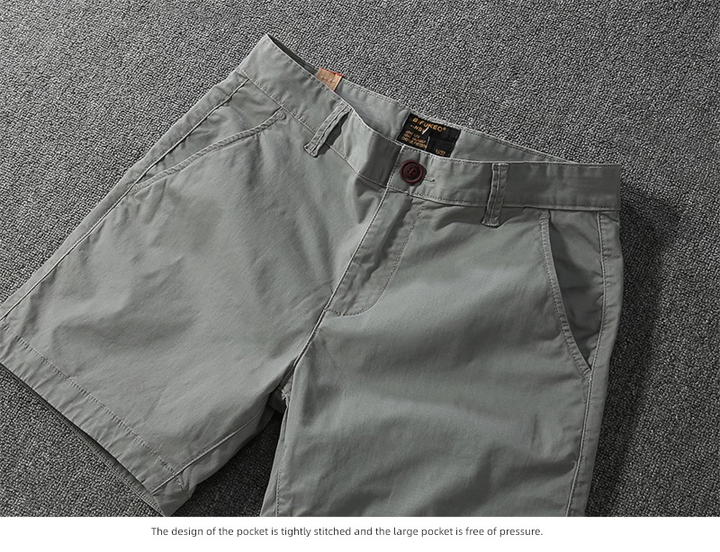 summer man Versatile Self-cultivation leisure time Solid color Three minutes of pants