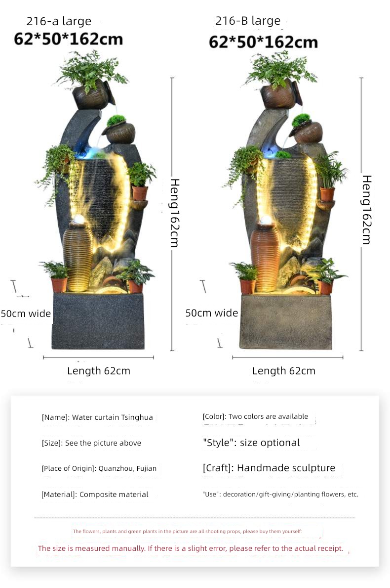 indoor Rockery decorate waterwall  Solicit wealth Ornaments fountain