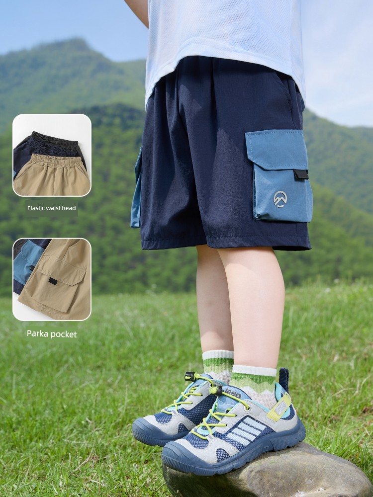 Boys' Shorts 2026 New Summer Style Baby Children's Clothing Pants Thin Summer Children's Outerwear Five-Point Shorts Trendy — 4