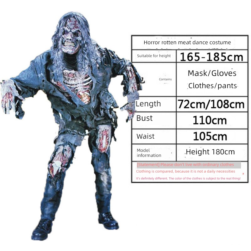 cloak Zombie suit Ragged human skeleton terror Ghosts Cape