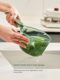 Kitchen rice washing artifact fine holes, rice washing, sieve, rice basin, water, vegetables, drain, scoop, water, water, transparent water scoop