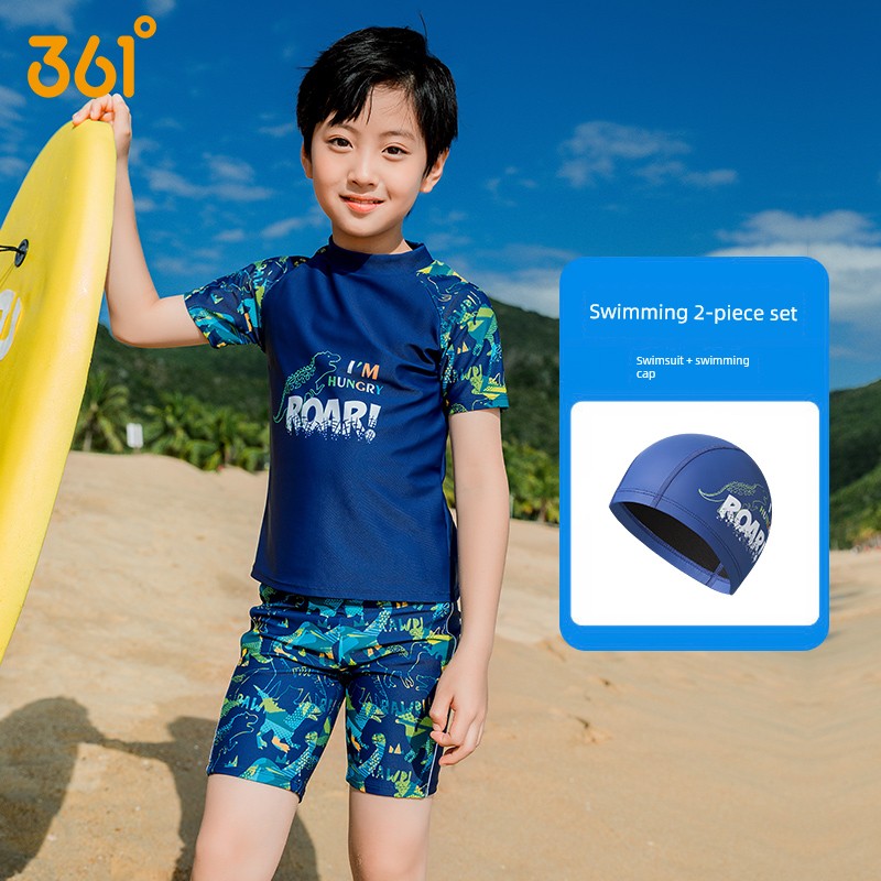 361 Kidsren's Swimsuit Boys' Split Swimsuit 2026 New Summer Swimsuit for Middle and Large Kidsren — 7