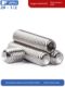 British stainless steel concave end machine hexagonal tightening screw 304 top wire Meiji headless stop screw