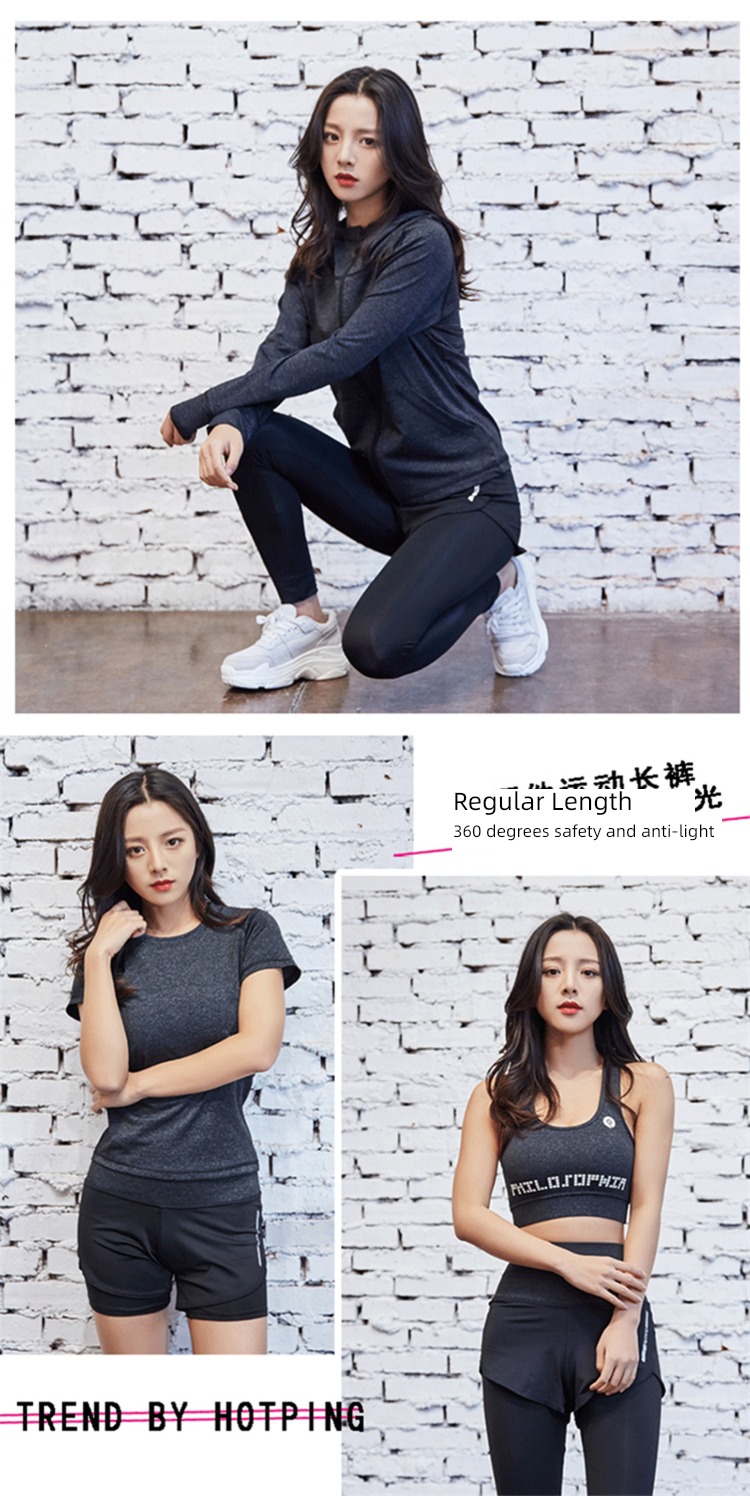 female sexy Quick drying suit autumn Short sleeve Yoga clothes