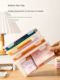 Pencil storage box Large capacity transparent stationery storage box Pen holder Colored pencil children's crayon painting sketch pen bag