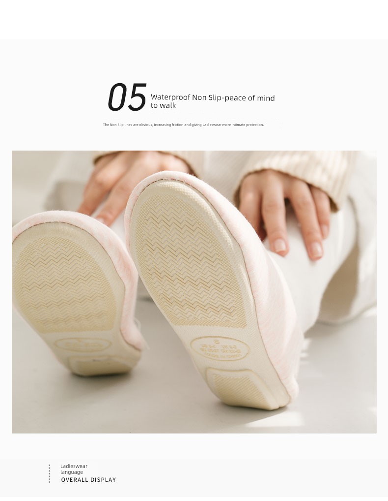 Heel-Wrapped Soft Bottom Indoor Cute Summer Confinement Shoes — 12