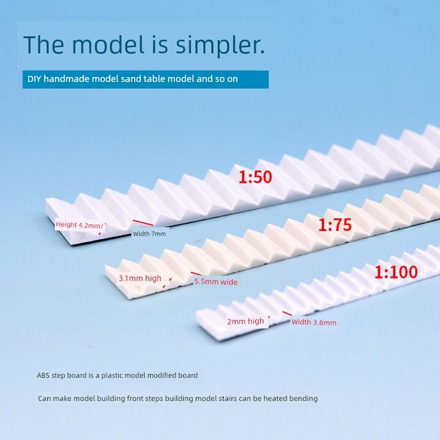 DIY sand table model staircase handmade building materials stairs sloping board plastic remodeling board room tiles