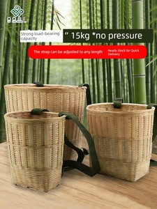 Exquisite Picking Dance Props Extra Large Thickened Back Baskets