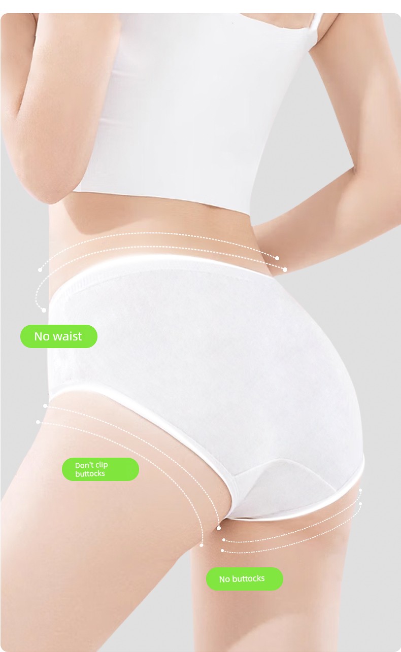 Mian Xiaoran Pure Cotton Disposable Underwear 7A Antibacterial Maternity Travel Daily Disposable Pants Eo Sterilized No-Wash Direct Wear 8 — 13