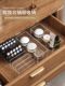 Mirror cabinet storage box hand washing table cosmetics lipstick bathroom bathroom cabinet partition slanted port sorting box