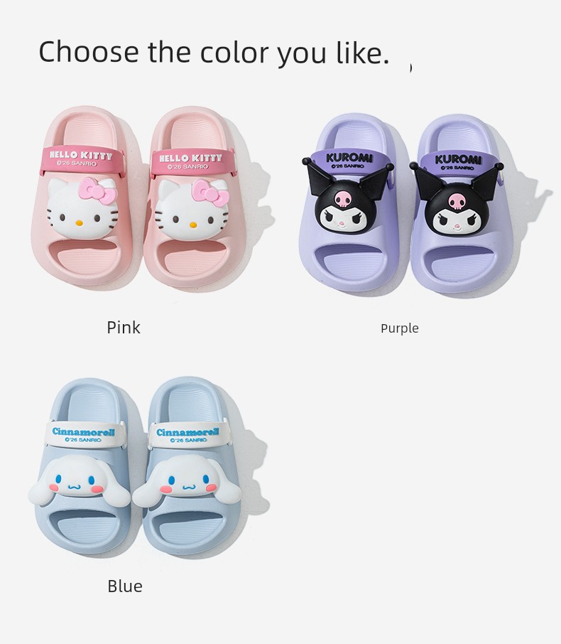 Hello Kitty Girls' Slippers for Children, Summer Indoor Non-Slip Slippers for Toddlers and Young Girls, Suitable for Home and Kindergarten — 13