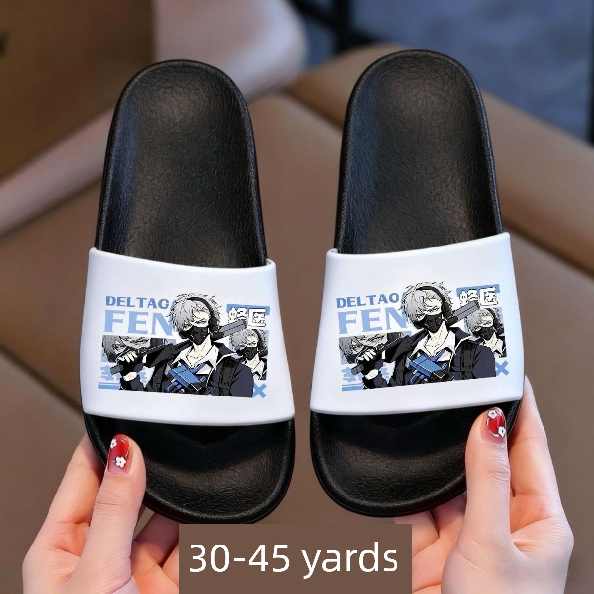 Delta Action Weilong Children's Slippers Summer Non-Slip Soft-Soled Boys' Cartoon Home Bathing Slippers for Older Children — 2