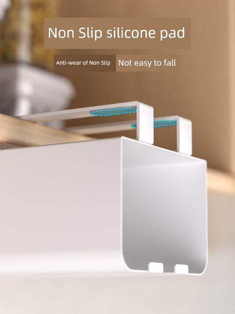 No punch-free kitchen tissue rack upside down cabinet hanging paper box wall hanging fresh bag storage toilet roll paper rack