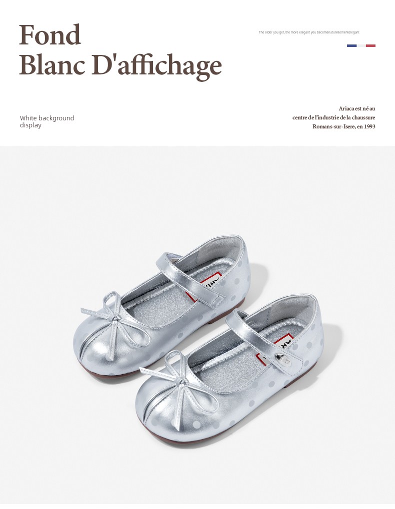 Ariaca Girls' Leather Shoes Mary Jane Shoes Summer Shallow Shoes Little Girls' Single Shoes Kidsren's Princess Shoes — 43