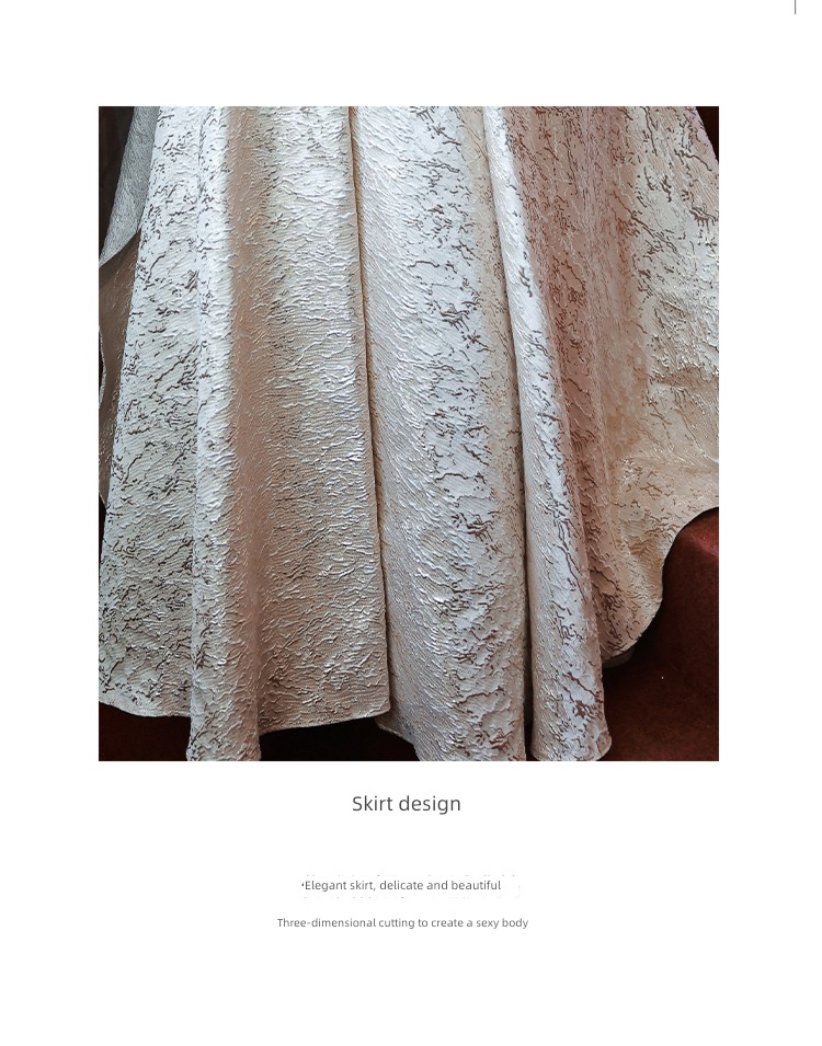 Dress skirt high-end A lady of temperament vocal music Art examination undergarment covering the chest and abdomen