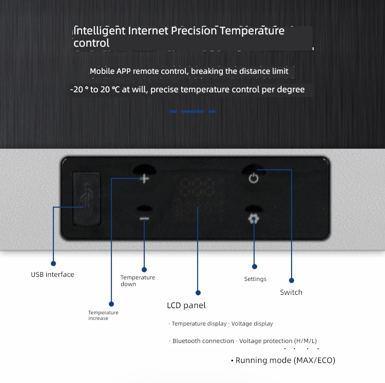 compressor Dual purpose portable Portable freezing vehicle Refrigerator