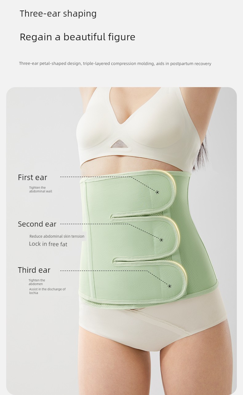 October Crystal Postpartum Abdominal Belt for Pregnant and Postpartum Women, Special for Natural Birth and C-Section, Thin Waist and Abdominal Belt for — 8