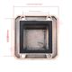 A-style copper-plated hole spacing is 28mm40mm12-line level glass window plastic cover rubber feed pad