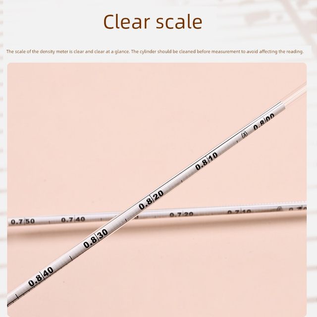 Diesel density meter Gasoline density meter Petroleum density meter Petroleum hydrometer Glass float meter Pomei hydrometer