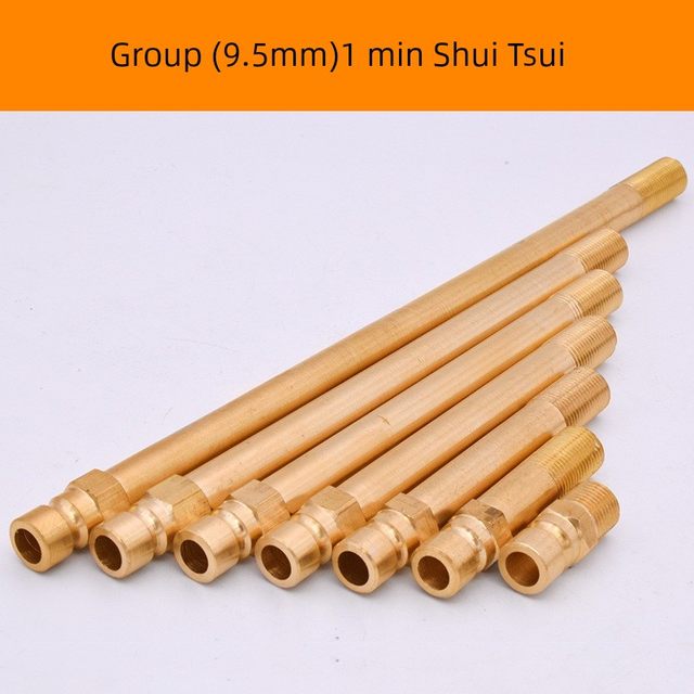 9.5mm mold water nozzle copper quick joint water nozzle open mold temperature machine 1234-minute group lengthened fast joint