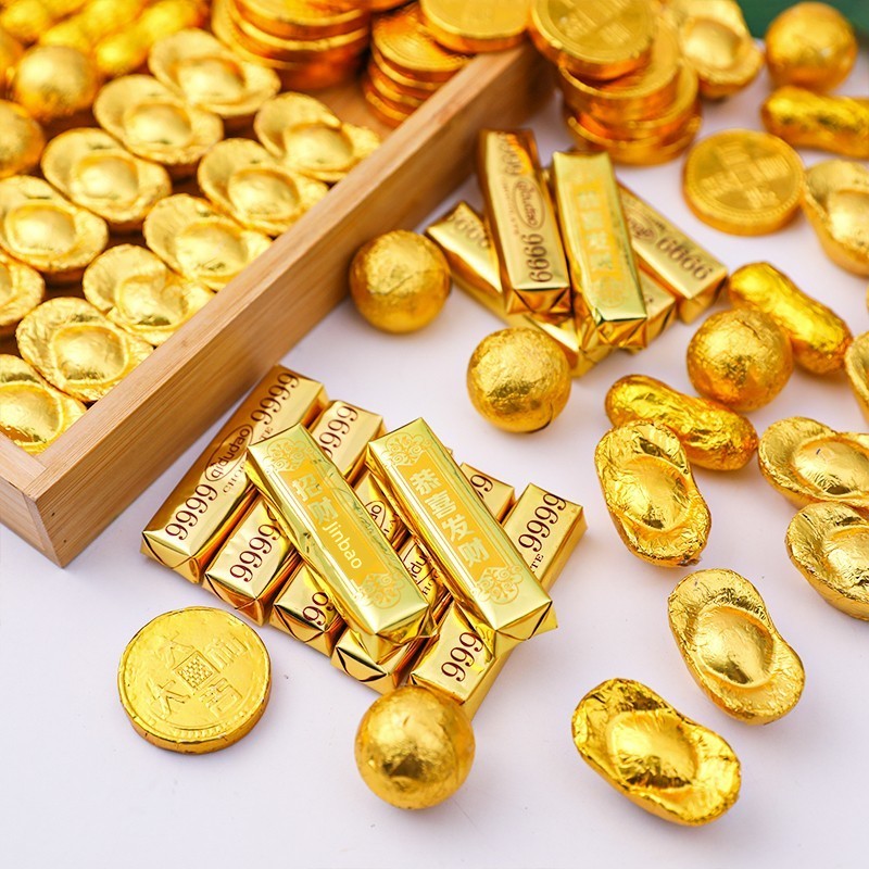 Decorative Decoration Birthday Celebration Wedding Candy Gold Coin Chocolate