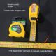 Hongdi Tape Measure Luban Ruler 42.9 Version Ding Lan Ruler Authentic Feng Shui Ruler Steel Pot Meter Yin Yang Ruler Door Close Ruler Woodworking