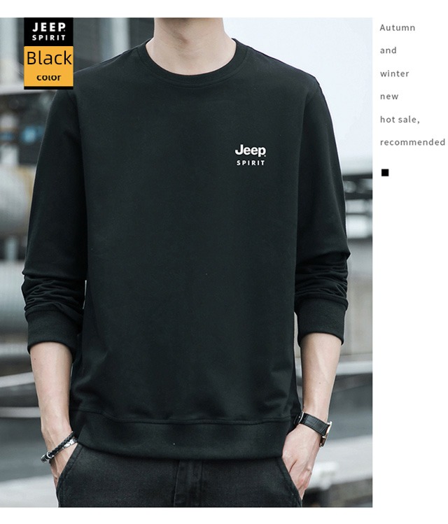 Jeep jeep autumn Round neck Condom leisure time Sweater