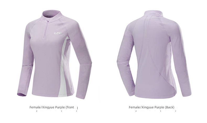 camel female autumn Long sleeve Quick drying shirt Fitness wear