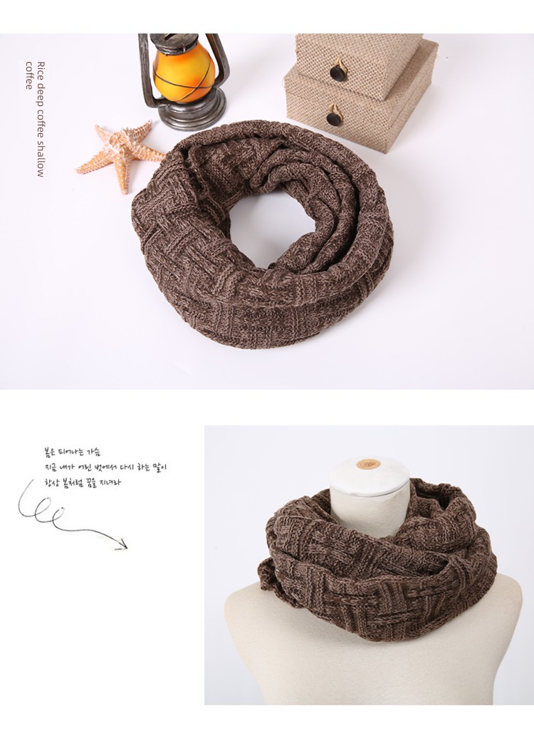 winter Condom female Versatile thickening black Knitting wool