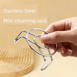Mini Steaming Rack, Multi-Functional Stainless Steel Egg Steaming Rack, Health Pot, Small Electric Pot, Heat-Insulating 