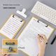 5 pack a4 board clip writing pad clip acrylic folder plate plastic clip a5 clip storage list menu menu clip arbitrary board file board office supplies